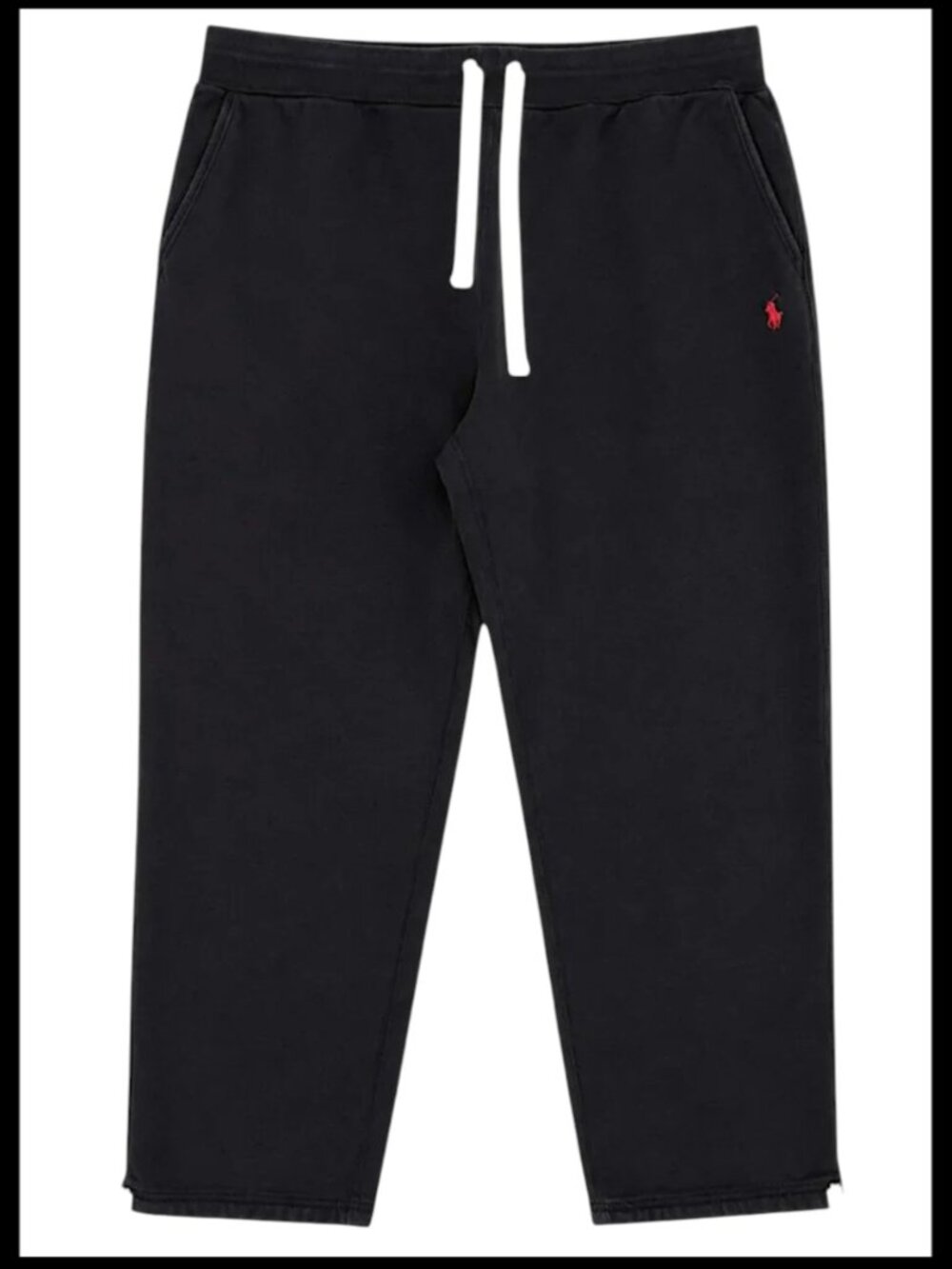 Polo Ralph Lauren Men's Fleece Tracksuit Set Black Full Zip Big & Tall XLT LT - Picture 7 of 13